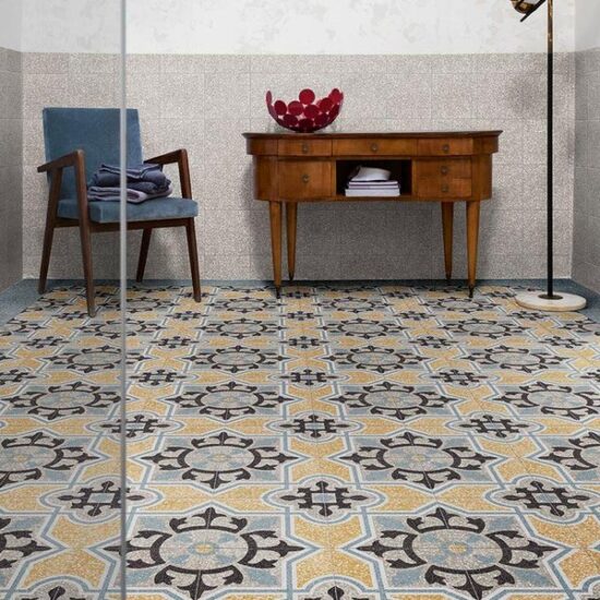 Cementine decorate și colorate cu D_Segni Scaglie și D_Segni Colore